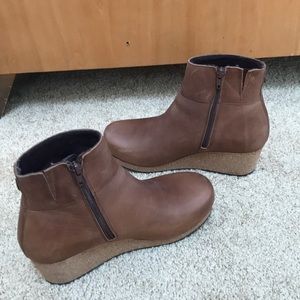 Papillio Birkenstock Ebba Cognac Wedge 